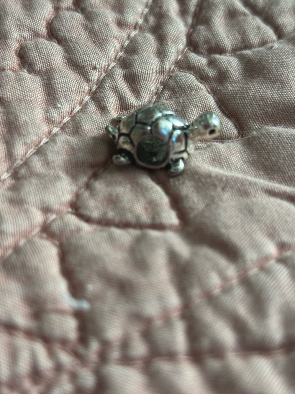 Turtle Charm Pendant in Silver for Bracelet - Picture 4 of 8